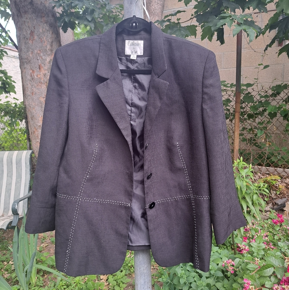 Black dress casual jacket
